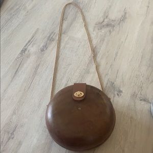 Zara circle wooden crossbody